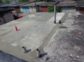Ремонт бетонной крыши